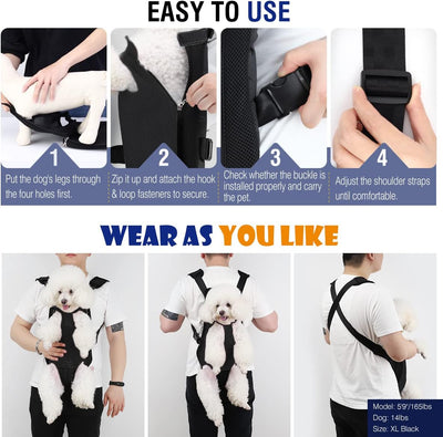 Hands-Free Dog Backpack Carrier