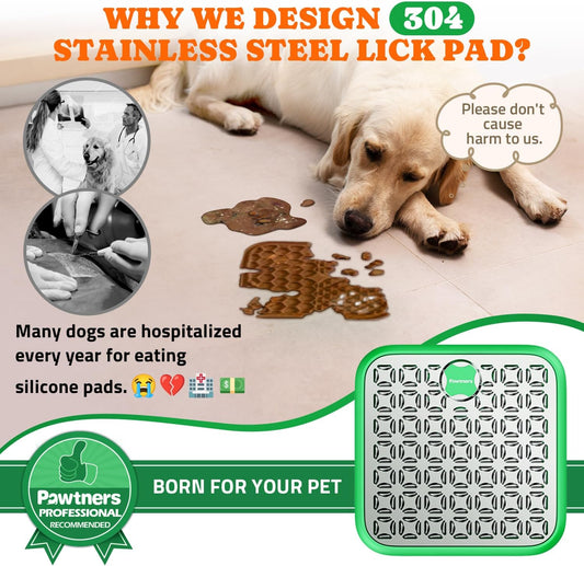 Large Stainless Steel Dog Lick Mat