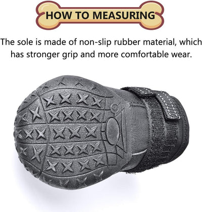 Dog Boots | Waterproof Anti-Slip Reflective Outdoor Shoes