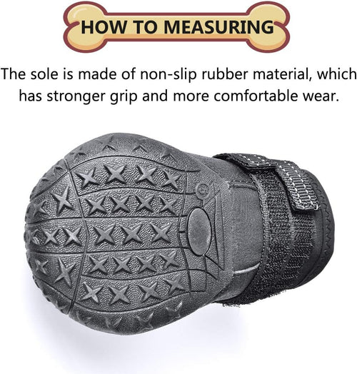Dog Boots | Waterproof Anti-Slip Reflective Outdoor Shoes