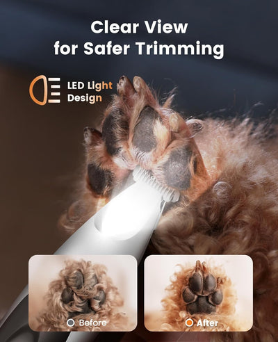 LED Dog Paw Trimmer for Dogs & Cats