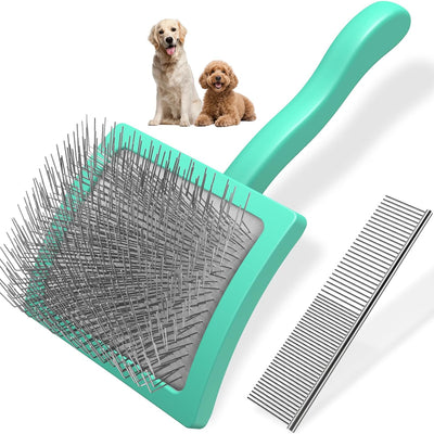 Professional Dog Grooming Brush And Comb Set
