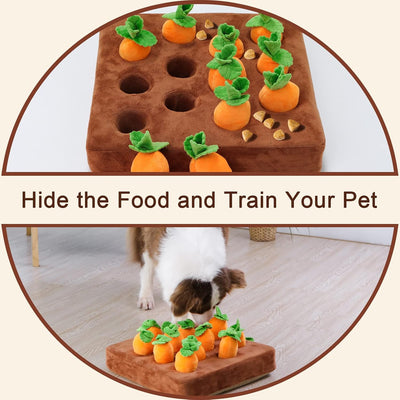 Interactive Carrot Snuffle Mat for Bored Dogs