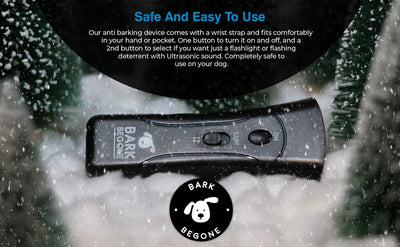Ultrasonic Dog Bark Deterrent & Behavior Trainer I Classic