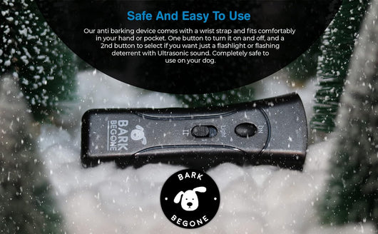 Ultrasonic Dog Bark Deterrent & Behavior Trainer I Classic