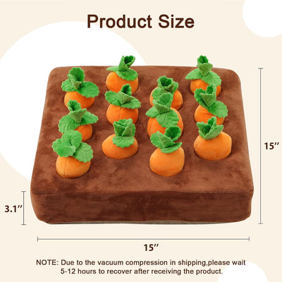 Interactive Carrot Snuffle Mat for Bored Dogs