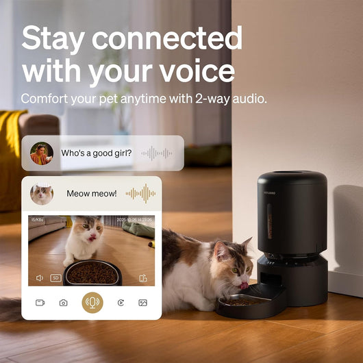 Smart Automatic Pet Feeder With Camera Monitoring