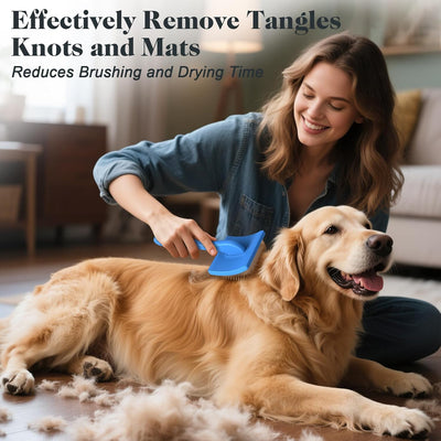 Professional Dog Grooming Brush And Comb Set