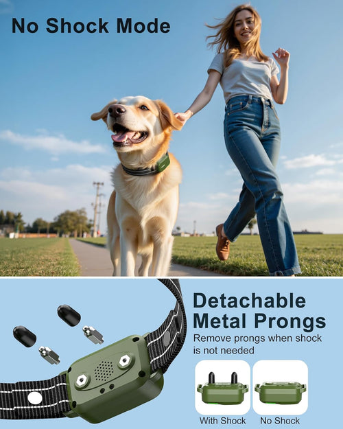 Collar with Remote I 4500FT Range, Waterproof, Rechargeable