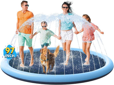 Non-Slip Dog Splash Pad for Summer Fun