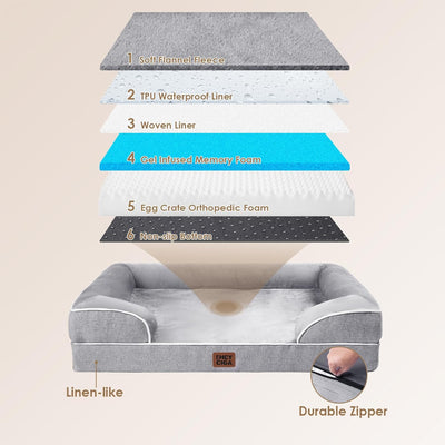 Orthopedic Dog Bed I XL Memory Foam