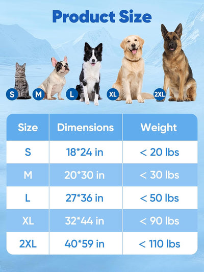 Rywell Cooling Dog Mat Keeps Pets Dry