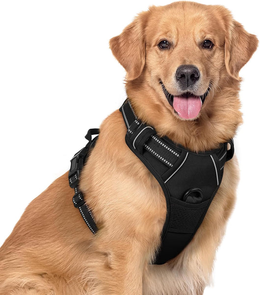 Reflective No-Pull Dog Harness With Control Handle