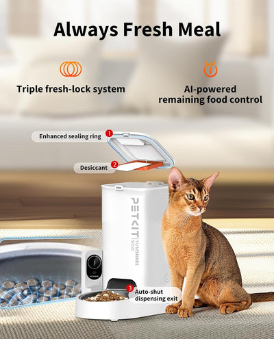 Smart Automatic Pet Feeder With HD Camera