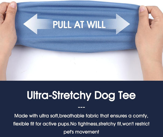 Large Dog Shirt 2 Pack | Cooling Sleeveless Tank Top for Big Breeds