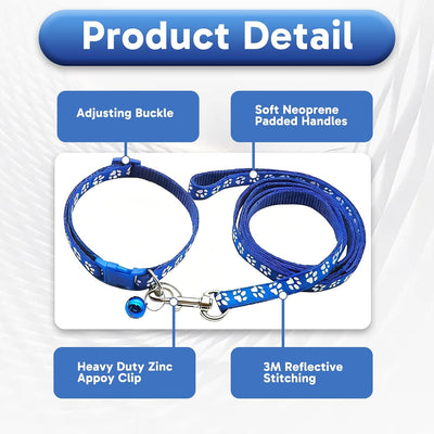 Puppy Collar Leash Set For Small Dogs