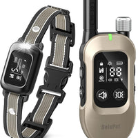 2-in-1 Dog Shock & Bark Collar with Remote I 4500FT Waterproof