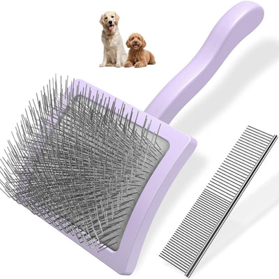 Professional Dog Grooming Brush And Comb Set