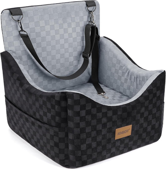 Elevated Memory Foam Dog Car Booster Seat