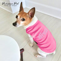 Big Dog I Pink Cotton Shirt Summer Outfit