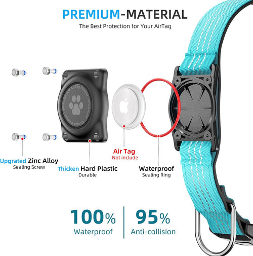 Waterproof AirTag Dog Collar