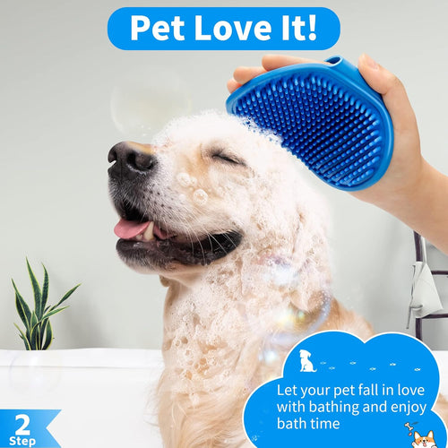 6-Piece Dog Bath Brush Grooming Set