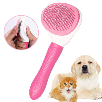 Self Cleaning Pet Grooming Brush For Shedding