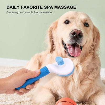 Self Cleaning Pet Grooming Brush For Shedding