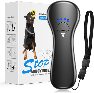 Rechargeable Ultrasonic Dog Bark Deterrent I No Shock Trainer