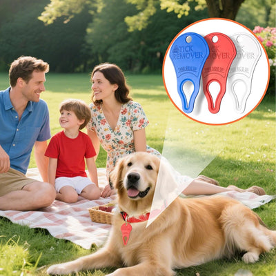 3-Pack Portable Tick Remover Keys for Dogs