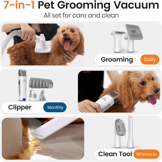Dog Grooming Vacuum Clipper Nail Grinder Kit