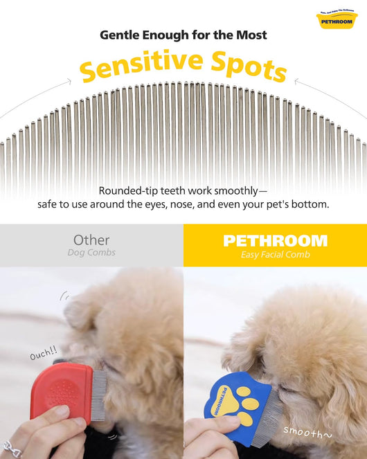 Gentle Puppy Eye Comb For Tear Stain Cleaning