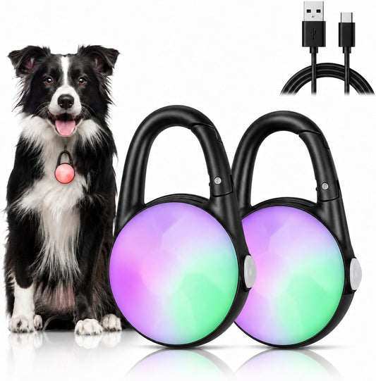 Rechargeable Dog Collar Lights for Night Walks
