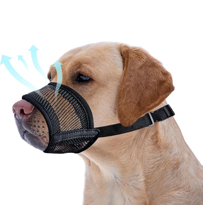 Soft Mesh Dog Muzzle for Medium Training Dogs