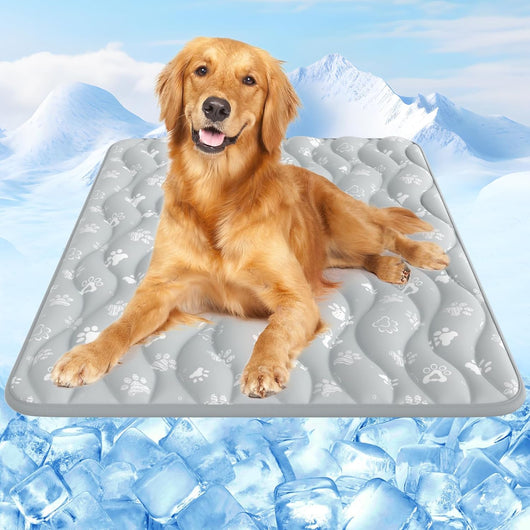 Dog lying on Arc-Chill 3.0 cooling mat