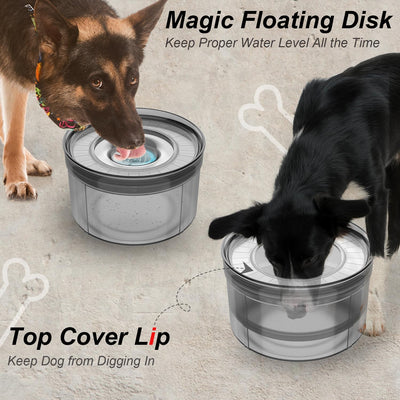 1-Gallon No-Spill Dog Water Bowl