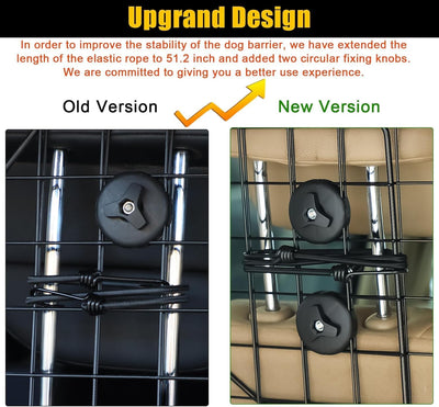 Adjustable Dog Car Safety Barrier Cargo Divider Mesh