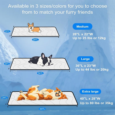 28x22 Dog Cooling Mat I Small Dogs