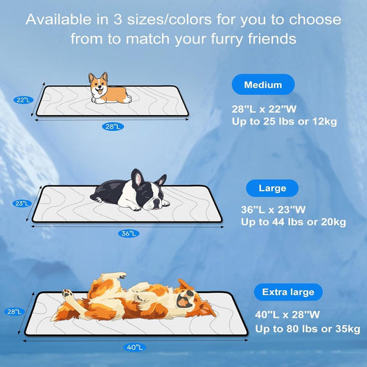28x22 Dog Cooling Mat I Small Dogs
