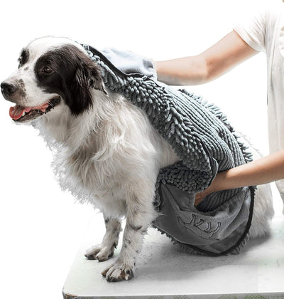 Extra large microfiber dog quick dry towel
