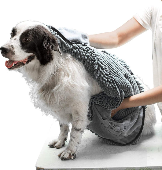 Extra large microfiber dog quick dry towel