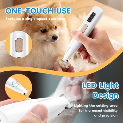 LED Precision Pet Paw Trimmer