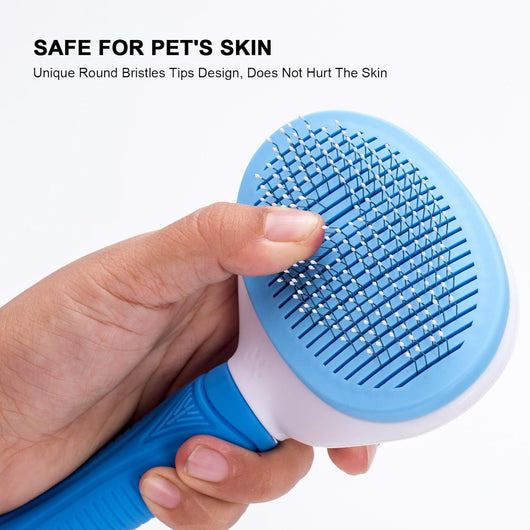 Self Cleaning Pet Grooming Brush For Shedding
