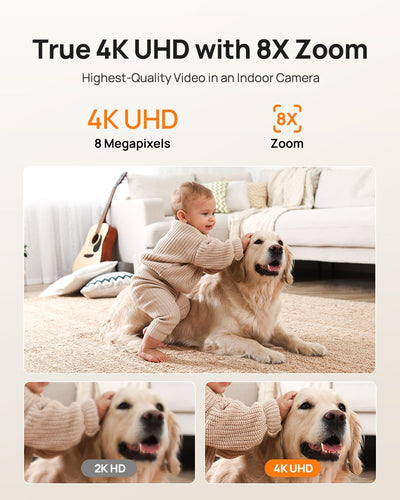 4K Smart Dog Camera With Auto Tracking