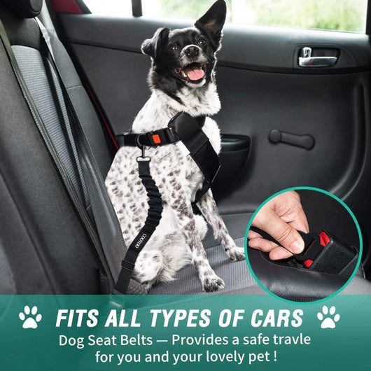 Adjustable Elastic Dog Seat Belt Safety Tether