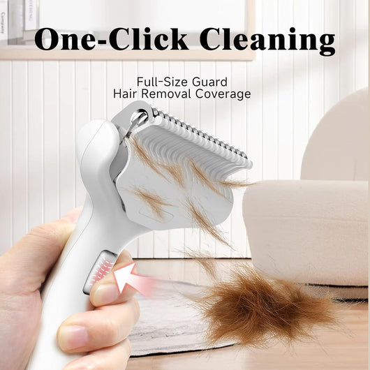 3-in-1 Pet Steam Brush | Dog Deshedding Grooming Spray Brush