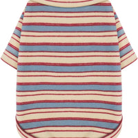 Stylish Striped Dog Shirt | Breathable Pet Apparel