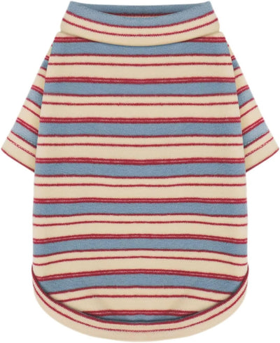 Stylish Striped Dog Shirt | Breathable Pet Apparel