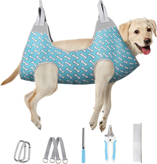 Breathable Pet Grooming Hammock Nail Trimming Sling