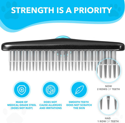 Deshedding Undercoat Rake for Dogs